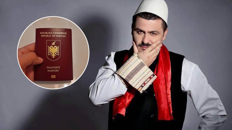 Genc Prelvukaj merr pasaportën e Shqipërisë