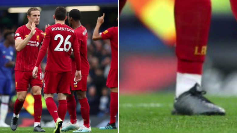 Pse Henderson kishte çorape të ndryshme nga lojtarët e tjerë të Liverpoolit në ndeshjen ndaj Chelseat
