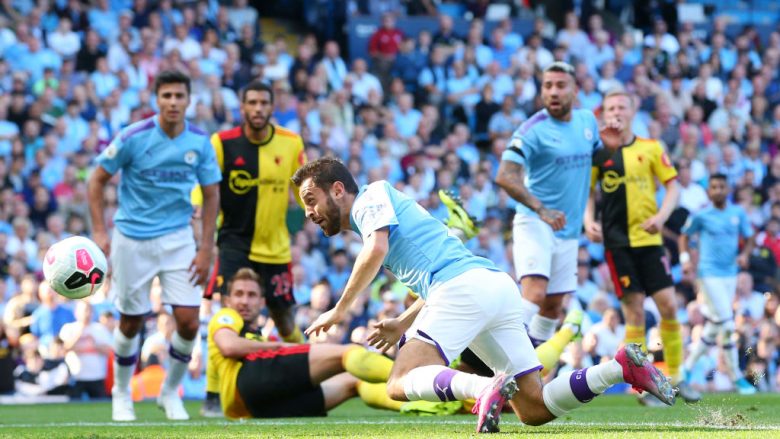 Notat e lojtarëve: City 8-0 Watford, De Bruyne, Mahrez dhe Silva më të vlerësuarit