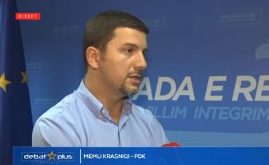 Memli Krasniqi: Lista e PDK-së, pa persona të akuzuar për korrupsion e nepotizëm