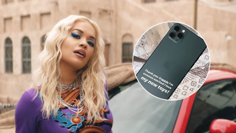 Rita Ora merr dhuratë nga “Apple” një iPhone 11