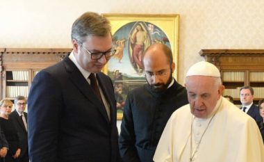 Vuçiq në Vatikan flet kundër Kosovës