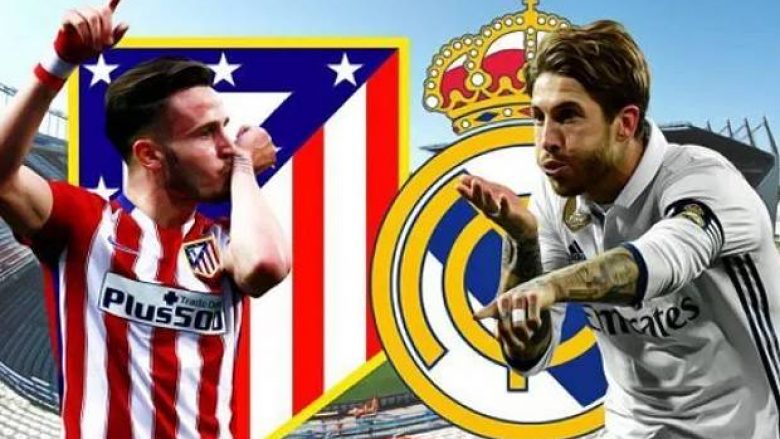 Formacionet zyrtare të derbit në La Liga: Atletico Madrid – Real Madrid