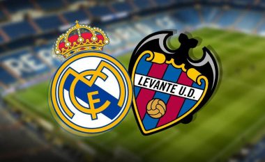 Real Madrid – Levante, formacionet zyrtare