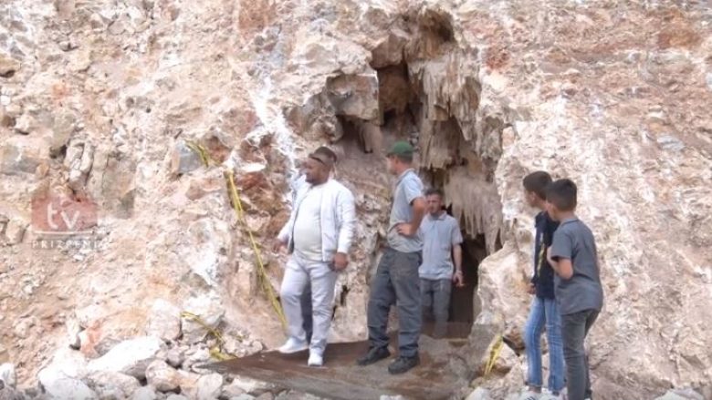 Gjatë punimeve në rrugën Prizren-Dragash, zbulohet një shpellë