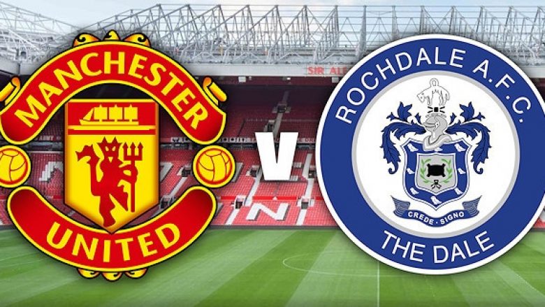 United – Rochdale, publikohen formacionet zyrtare