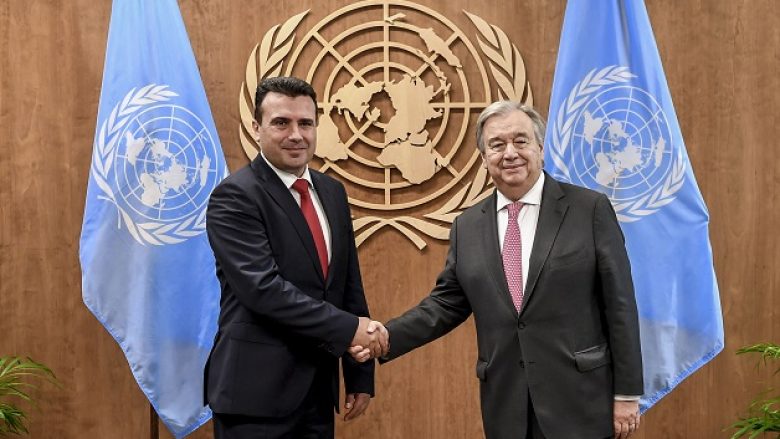 Zaev-Guterres: Maqedonia e Veriut është sinonim i fitores në diplomaci dhe dialog