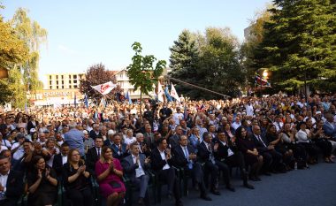 Osmani në Istog: Më 6 tetor përfundon sundimi i Kosovës nga krimi e korrupsioni