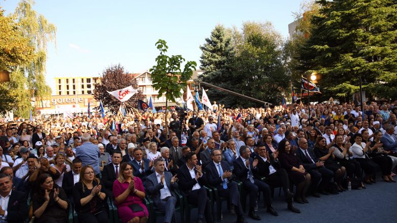 Osmani në Istog: Më 6 tetor përfundon sundimi i Kosovës nga krimi e korrupsioni