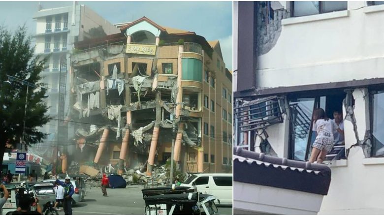 Tre tërmete të fuqishme brenda muajit godasin Filipinet, shkatërrohen ndërtesat – raportohet për pesë të vdekur