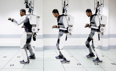 Kostumi që ndihmon të paralizuarit të ngriten në këmbë, procesorët e tij vendosen në pjesët e trurit që kontrollojnë lëvizjet