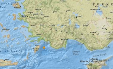 Tërmeti me magnitudë 5.0 në Mesdhe trondit një pjesë të Turqisë