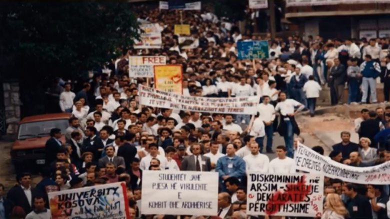 Haradinaj: 22 vjet më parë, protesta masive e studentëve dhe profesorëve bëri kthesë të madhe në historinë tonë