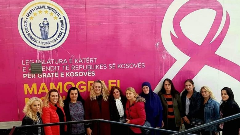 Muaji i ndërgjegjësimit në luftën kundër kancerit të gjirit, 30 gra nga Kamenica bëjnë ekzaminimin në mamografin mobil