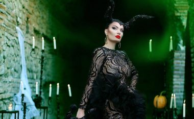 Zaimina Vasjari dhe vajza e saj, Khloe shndërrohen në Maleficent për festën e Halloween