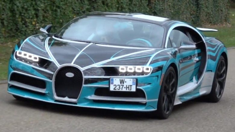 Bugatti po e teston një version të ri të modelit Chiron