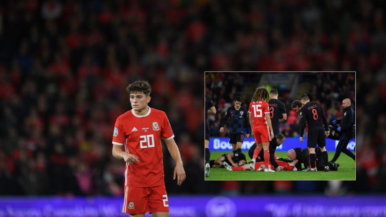 Përplasja e frikshme e Daniel James – ylli i Unitedit humbi vetëdijen, por stafi mjekësor e ktheu për të luajtur ndaj Kroacisë