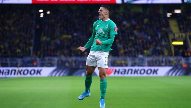 Milot Rashica nuk ndalet, shënon super gol në Kupën e Gjermanisë