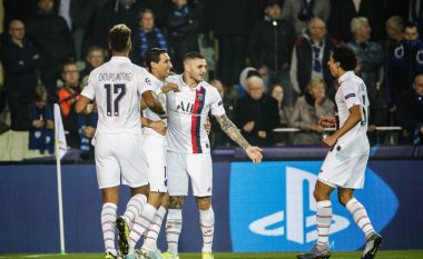 PSG fiton me pesëshe ndaj Club Brugge, shkëlqejnë Mbappe dhe Icardi