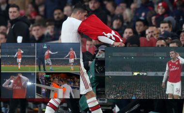 Xhaka i pakënaqur me reagimin e tifozëve të Arsenalit – i shau, e hoqi me shpejtësi fanellën dhe shkoi drejt tunelit