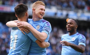 Man City 3-0 Aston Villa, notat e lojtarëve:  De Bruyne më i miri