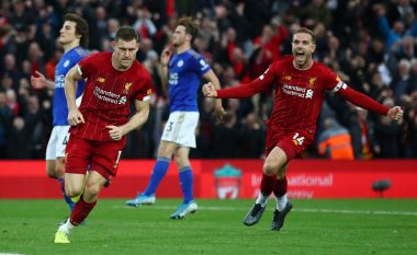 Liverpooli vazhdon i pamposhtur në Ligën Premier, fiton edhe ndaj Leicesterit