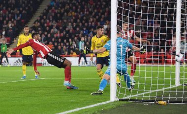 Sheffield United mposht Arsenalin, vendosi një gol i pjesës së parë