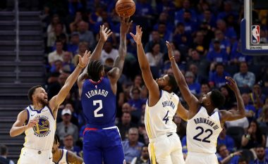 Spektakël në Chase Center, Clippers mposhtin edhe Warriorsat për startin perfekt në NBA