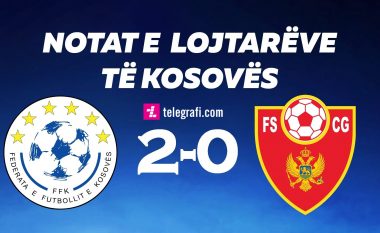 Notat e lojtarëve, Kosovë 2-0 Mali i Zi: Rrahmani fantastik – Celina, Hadergjonaj e Muriqi vendimtarë