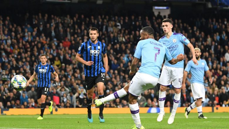 Notat e lojtarëve: Manchester City 5-1 Atalanta, Sterling me notë maksimale