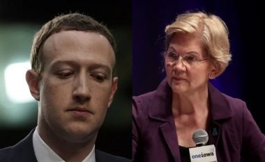 Foli për rrezikun që i kanoset Facebook-ut nga politika, kandidatja për presidente Elizabeth Warren i përgjigjet Zuckerbergut