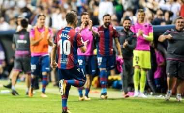 Enis Bardhi shënon gol për Levanten në stilin ‘alla Messi’