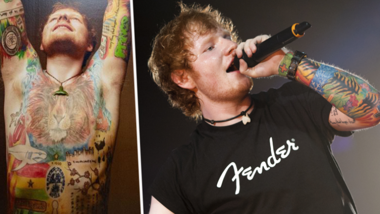 Artisti i tatuazheve të Ed Sheeran thotë se tatuazhet e tij janë kot, dhe kjo ka ndikuar që ai t’i humbasë klientët e tij