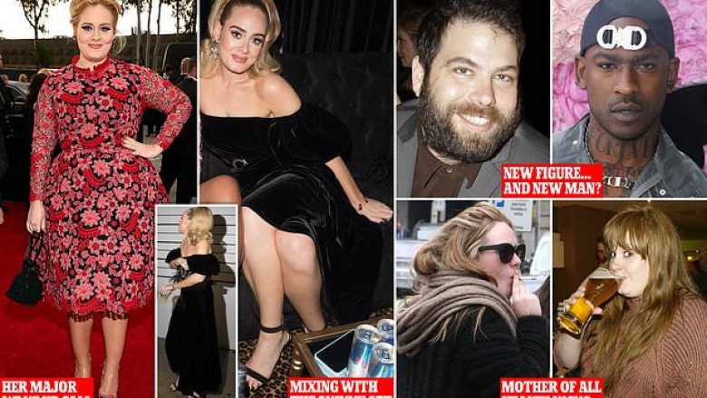 Adele shfaqet pas një kohe shumë të gjatë, duket tejet elegante pas humbjes drastike në peshë