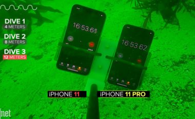 Video që tregon se sa të qëndrueshëm janë ndaj ujit iPhone 11 dhe 11 Pro
