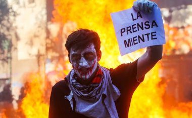 Joker 'në krye' të protestave masive në Kili