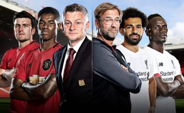 Man Utd – Liverpool, formacionet zyrtare të derbit të javës në Ligën Premier