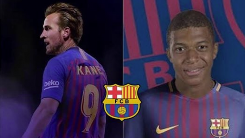 Mbappe dhe Kane në listën e Barcelonës