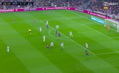 U fol për golin nga gjuajtja e lirë, por jo edhe asistimin maestral – Messi nxori nga loja pesë lojtarë tek pasimi për Vidalin  