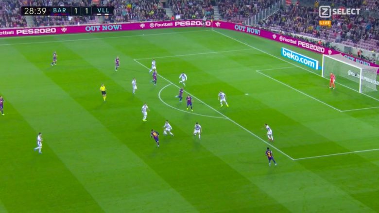 U fol për golin nga gjuajtja e lirë, por jo edhe asistimin maestral – Messi nxori nga loja pesë lojtarë tek pasimi për Vidalin  