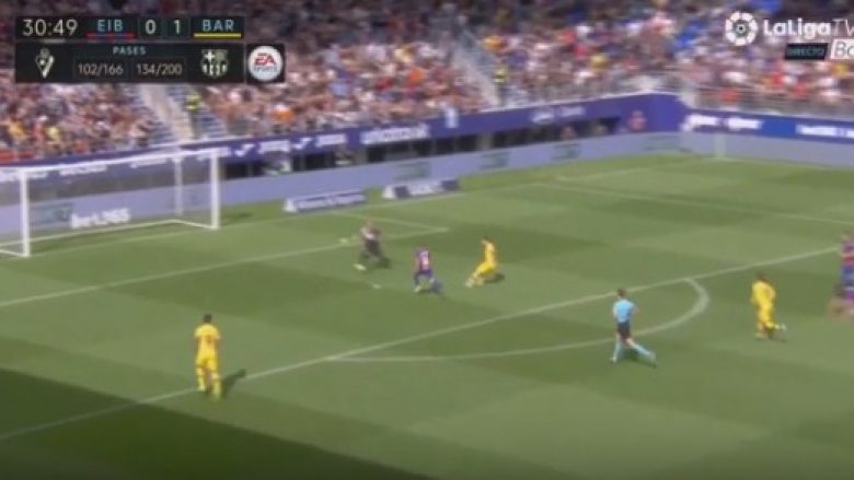 Gafa e Messit përballë portierit, argjentinasi e teproi në ndeshjen ndaj Eibarit