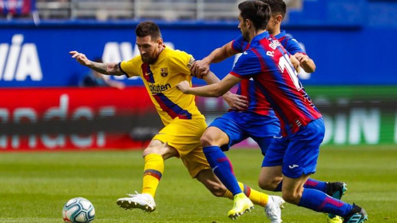 Notat e lojtarëve: Eibar 0-3 Barcelona, Messi më i dalluari