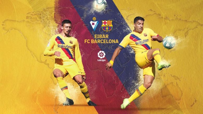 Eibar – Barcelona, formacionet zyrtare