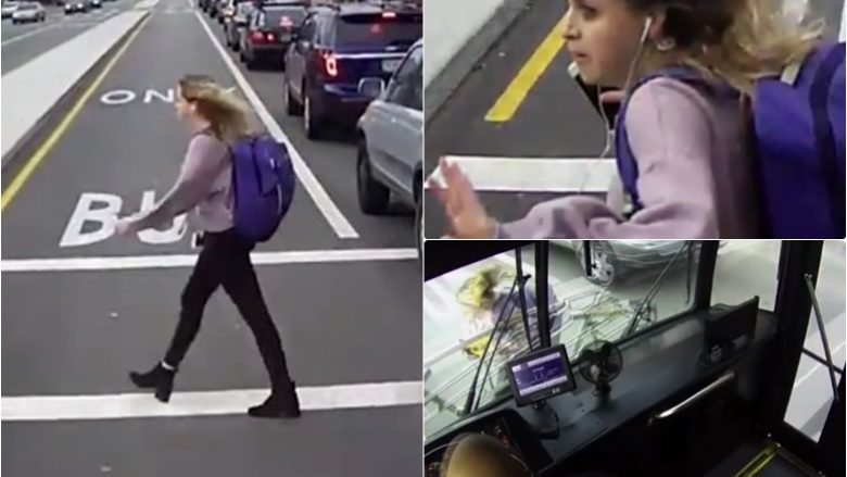 Po kalonte rrugën, gruaja në Virxhinia goditet nga një autobus lokal – mediat publikojnë pamjet rrëqethëse