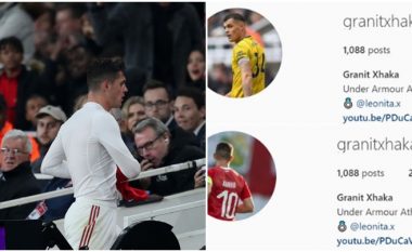 Granit Xhaka ndryshon foton në Instagram duke e larguar atë me fanellë të Arsenalit