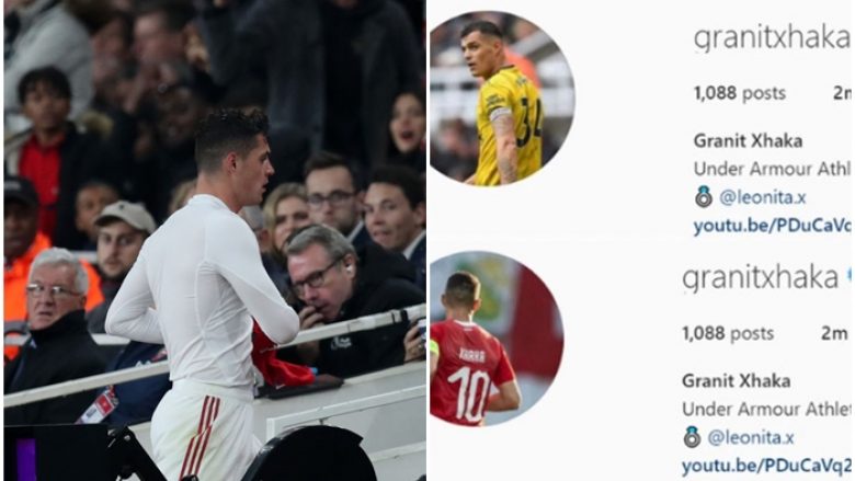 Granit Xhaka ndryshon foton në Instagram duke e larguar atë me fanellë të Arsenalit