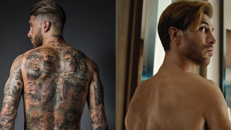 Kështu nuk e kemi parë asnjëherë Ramosin, spanjolli mbulon tatuazhet për realizimin e një reklame