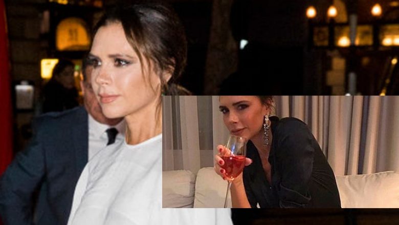 Victoria Beckham tregon se qëndron e shëndetshme duke pirë verë të kuqe dhe tekila