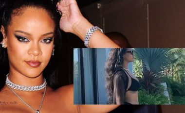 Rihanna vë në pah linjat trupore në videon me bikini