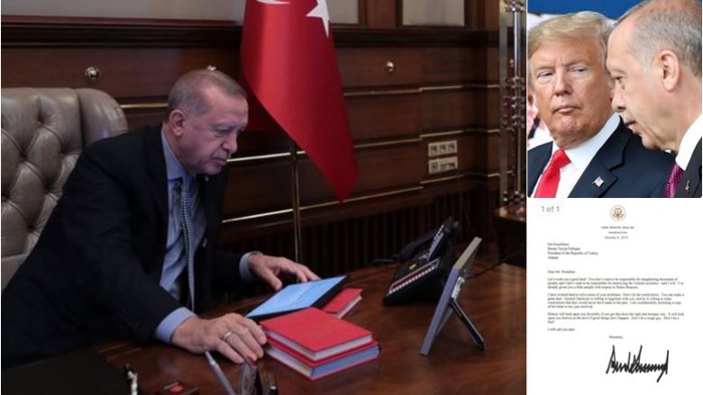 Letrën në të cilën Trump i tha “Mos u bëj budalla!”, Erdogani e hodhi në “koshin për mbeturina”